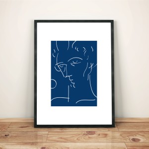 certains-avaient-la-peau-bleue4-cadre-serigraphie-illustration-nantes-monochrome-sarah-nyangue-saratoustra
