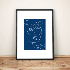 certains-avaient-la-peau-bleue1-cadre-serigraphie-illustration-nantes-monochrome-sarah-nyangue-saratoustra