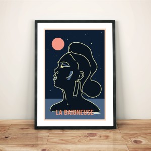 la-baigneuse-print-cadre-illustration-nantes-sarah-nyangue-saratoustra