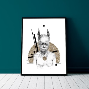 la-force-cadre-a3-riso-illustration-kids-saratoustra-sarah-nyangue-nantes