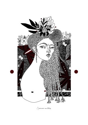 s-enraciner-aux-etoiles-serigraphie-illustration-art-sarah-nyangue-saratoustra-nantes
