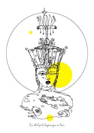 soleil-interieur-riso-illustration-deesse-nantes-sarah-nyangue-saratoustra